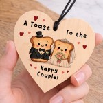 Wedding Congratulations Gifts A Toast To The Happy Couple'