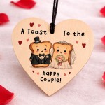 Wedding Congratulations Gifts A Toast To The Happy Couple'