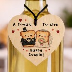 Wedding Congratulations Gifts A Toast To The Happy Couple'