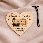 Wedding Congratulations Gifts A Toast To The Happy Couple'