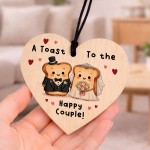 Wedding Congratulations Gifts A Toast To The Happy Couple'