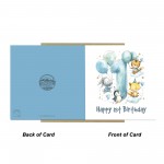 1st Birthday Cards For Boys Happy First Birthday For Him Card