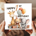 1st Birthday Cards For Boys And Girls Happy First Birthday
