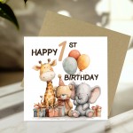 1st Birthday Cards For Boys And Girls Happy First Birthday