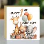 1st Birthday Cards For Boys And Girls Happy First Birthday