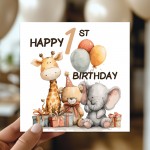 1st Birthday Cards For Boys And Girls Happy First Birthday