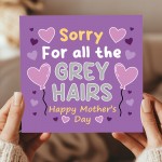 Mothers Day Card For Mum Funny Cards For Mothers Day Novelty