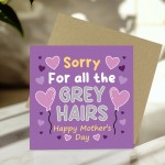 Mothers Day Card For Mum Funny Cards For Mothers Day Novelty