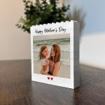 Happy Mothers Day Gift Photo Block Personalised Gift for Mummy