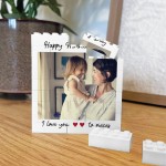 Mothers Day Gift Photo Block Personalised Gift for Mum