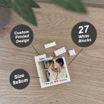 Mothers Day Gift Photo Block Personalised Gift for Mum