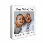 Mothers Day Gift Photo Block Personalised Gift For Nan