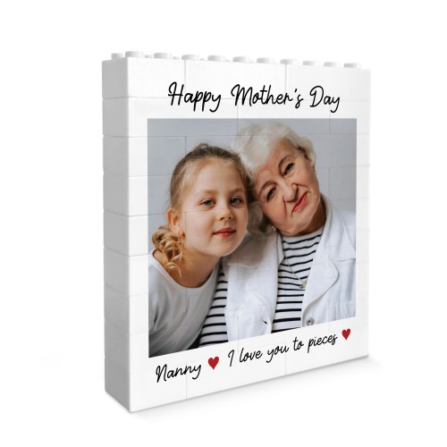 Mothers Day Gift Photo Block Personalised Gift For Nan