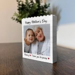 Mothers Day Gift Photo Block Personalised Gift For Nan