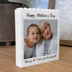Mothers Day Gift Photo Block Personalised Gift For Nan