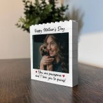 Mothers Day Gift Personalised Photo Block Gift For Mum