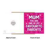 Funny Card For Mothers Day One Of My Favourite Parents Joke Card