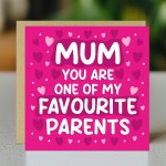 Funny Card For Mothers Day One Of My Favourite Parents Joke Card