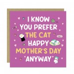 Funny Mothers Day Card Card From Daughter Son Cat Themed Card