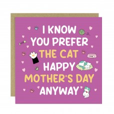 Funny Mothers Day Card Card From Daughter Son Cat Themed Card