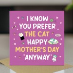 Funny Mothers Day Card Card From Daughter Son Cat Themed Card