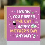 Funny Mothers Day Card Card From Daughter Son Cat Themed Card