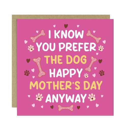 Funny Mothers Day Card Card From Daughter Son Dog Themed Card Funny Mothers Day Card Card From Daughter Son Dog Themed Card