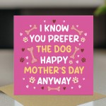 Funny Mothers Day Card Card From Daughter Son Dog Themed Card Funny Mothers Day Card Card From Daughter Son Dog Themed Card