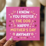 Funny Mothers Day Card Card From Daughter Son Dog Themed Card Funny Mothers Day Card Card From Daughter Son Dog Themed Card