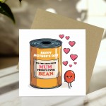 Funny Mothers Day Card Best Mum Theres EVER Bean Card For Mum Funny Mothers Day Card Best Mum Theres EVER Bean Card For Mum