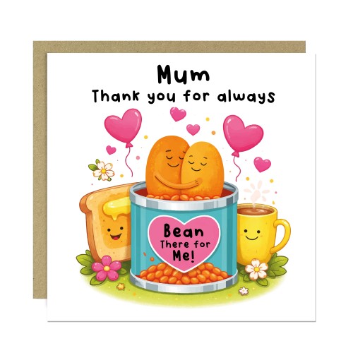 Mum Birthday Card Happy Birthday Mum Thank You Card