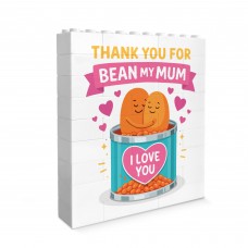 Gift For Mum Building Block Thank You For BEAN My Mum Funny
