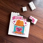 Mum Gift For Mothers Day Birthday Block Best Mum Theres Bean