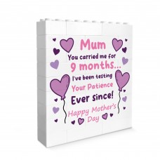 Funny Mum Gifts Building Block Puzzle From Daughter Son