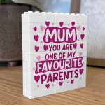 Funny Gift For Mum Building Block For Mothers Day