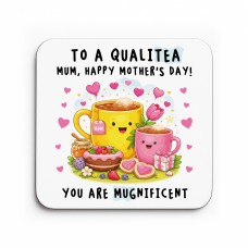 Funny Mothers Day Gift Mum Drinks Coaster Qualitea Mum