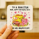 Funny Mothers Day Gift Mum Drinks Coaster Qualitea Mum