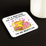 Funny Mothers Day Gift Mum Drinks Coaster Qualitea Mum