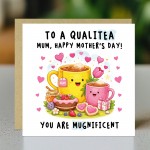 Funny Mothers Day Card To A Qualitea Mum Card For Mum