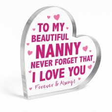 Gifts For Nanny Nanny Birthday Gifts Handmade Heart For Nanny