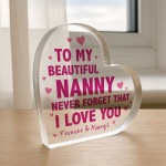 Gifts For Nanny Nanny Birthday Gifts Handmade Heart For Nanny