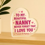 Gifts For Nanny Nanny Birthday Gifts Handmade Heart For Nanny