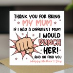 Funny Mothers Day Card Joke Card For Mum Funny Mum Cards