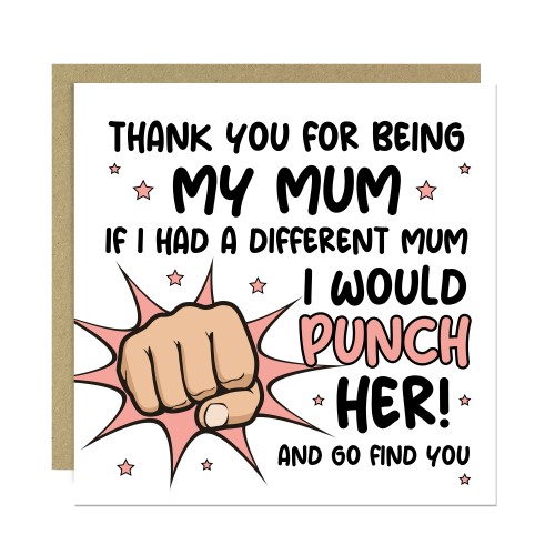 Funny Mothers Day Card Joke Birthday Card For Mum Funny Mum Card
