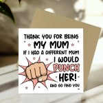 Funny Mothers Day Card Joke Birthday Card For Mum Funny Mum Card