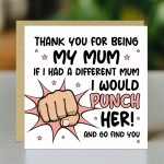 Funny Mothers Day Card Joke Birthday Card For Mum Funny Mum Card
