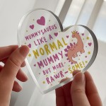 Funny Mummy Gifts Mummysaurus Acrylic Plaque from Daughter Son
