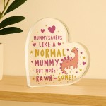 Funny Mummy Gifts Mummysaurus Acrylic Plaque from Daughter Son