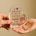 Funny Mummy Gifts Mummysaurus Acrylic Plaque from Daughter Son