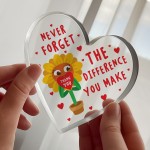 Never Forget The Difference That You Make Gift for Colleague